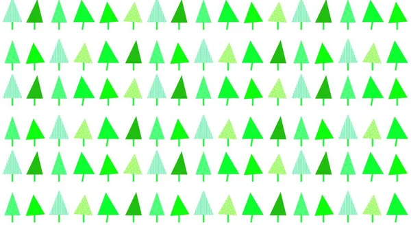christmas tree seamless pattern on white background