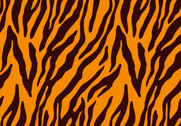 橙色背景的虎皮图案 — 图库照片