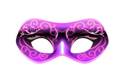 Mardi Gras karnaval maskesi. Geleneksel bayram veya festival için resim.