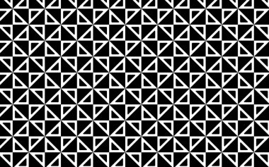 Karanlık arka planda soyut geometrik süslemesiz desen. İllüstrasyon tasarımı