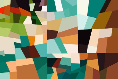 Soyut Renkli Geometrik Sanatlar, Soyut Grafiksel Sanat Arkaplan Dokuları, Modern Kavramsal Sanat