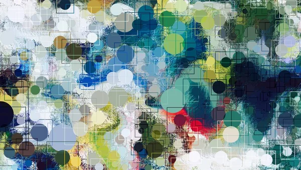 Abstract Kleurrijk Geometrisch Kunstwerk Abstract Grafische Kunst Achtergrond Textuur Modern — Stockfoto