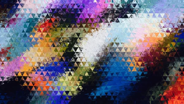 Arte Geométrico Colorido Abstracto Textura Fondo Arte Gráfico Abstracto Arte — Foto de Stock