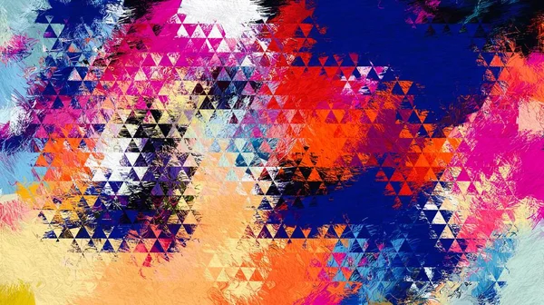 Abstract Colorful Geometrical Artwork Abstract Graphical Art Background Texture Modern — Stock Photo, Image