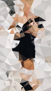 Soyut Renkli Geometrik Sanatlar, Soyut Grafiksel Sanat Arkaplan Dokusu, Modern Kavramsal Sanat, Sentetik Estetik Poster Yazıcı, 3D Renklendirme