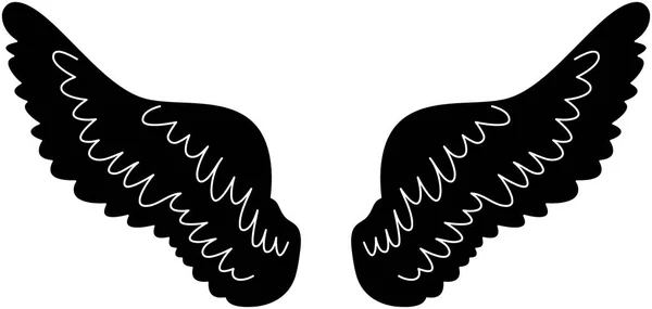 Black angel wings stock image. Image of grace, shape - 115979465