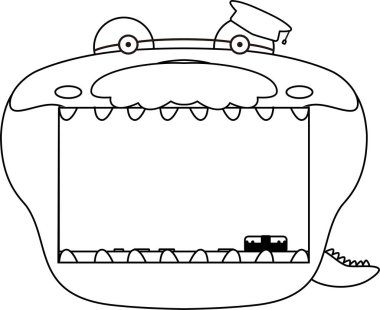 Şirin kayman karatahta taslağı 