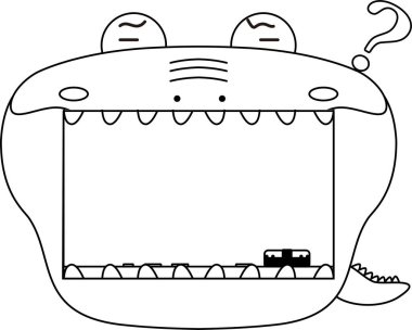 Şirin kayman karatahta taslağı 