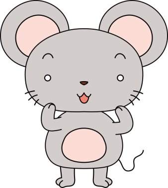 Şirin fare maskotu karakteri 