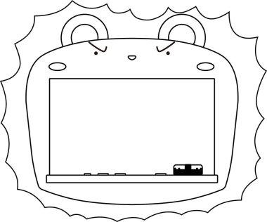 Sevimli Ayı karatahta taslağı 