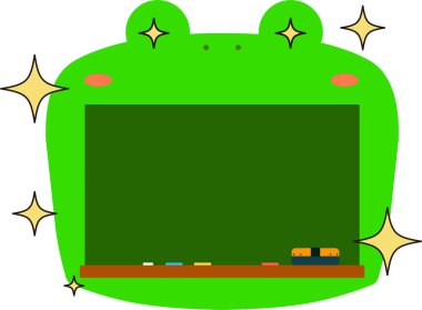 Şirin kurbağa tahtası. 