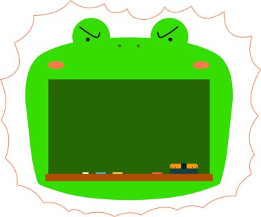 Şirin kurbağa tahtası. 