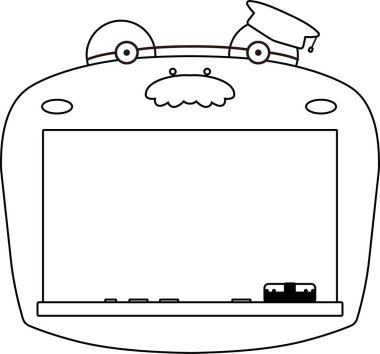 Güzel kurbağa tahtasının ana hatları. 