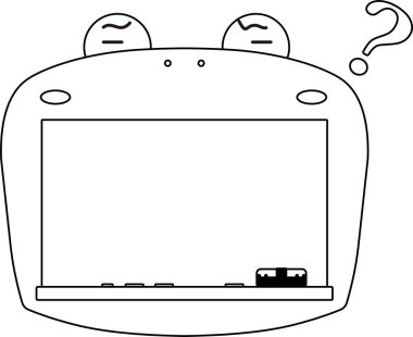 Güzel kurbağa tahtasının ana hatları. 