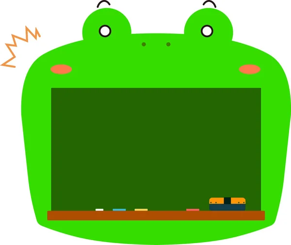 Cute żaba tablicy — Wektor stockowy