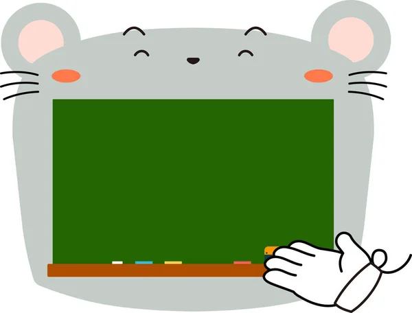 Cute myszy tablicy — Wektor stockowy