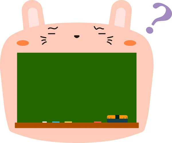 Roztomilý králík tabule — Stockový vektor