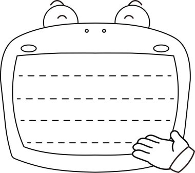 Sevimli kurbağa notları ana hatları.