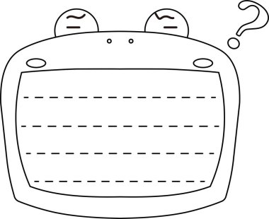 Sevimli kurbağa notları ana hatları.