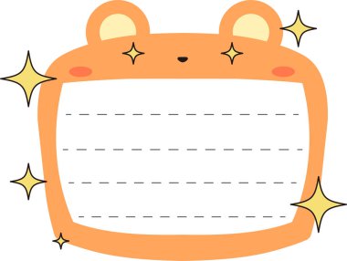 Sevimli Ayı not tahtası ana hatları 