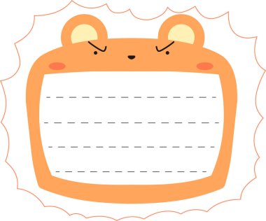 Sevimli Ayı not tahtası ana hatları 