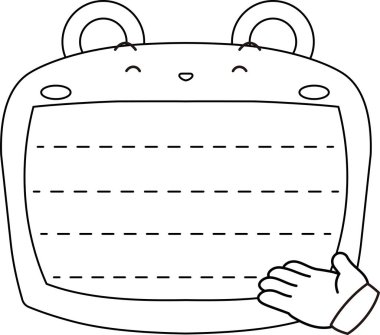 Sevimli Ayı not tahtası ana hatları 