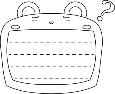 Sevimli Ayı not tahtası ana hatları 