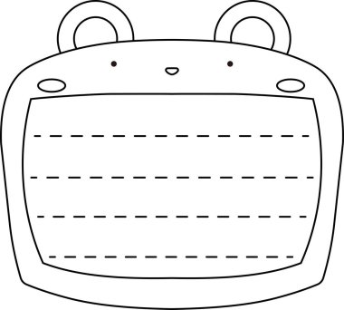 Sevimli Ayı not tahtası ana hatları 