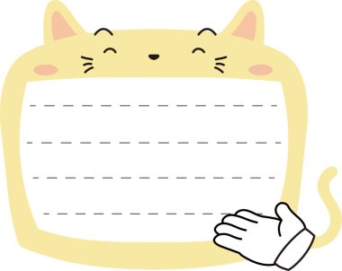 Şirin Kedi not panosu 