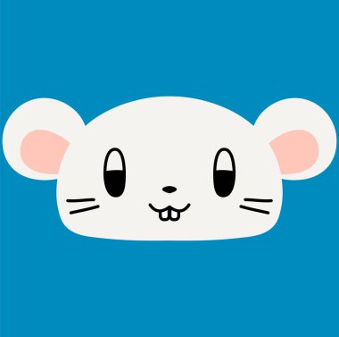 Beyaz Şirin fare yüzü 