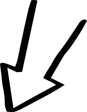 Kara El, çeşitli görünüşlü oklar çizmiş.