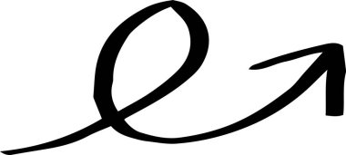 Kara El, çeşitli görünüşlü oklar çizmiş.