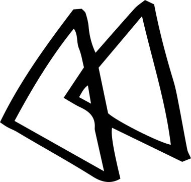 Kara El, çeşitli görünüşlü oklar çizmiş.