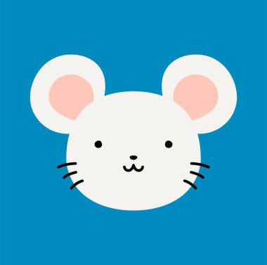 Beyaz Şirin fare yüzü 