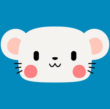 Beyaz Şirin fare yüzü 