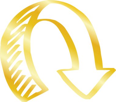 Altın El, çeşitli görünüşlü oklar çizdi. 