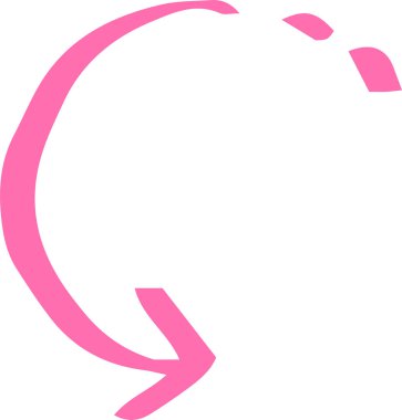 Sıcak renkler Elle çizilmiş çeşitli görünüm okları 