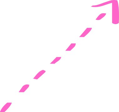 Sıcak renkler Elle çizilmiş çeşitli görünüm okları 