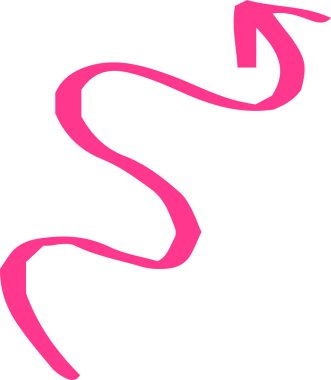 Sıcak renkler Elle çizilmiş çeşitli görünüm okları 