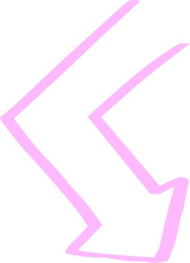 Sıcak renkler Elle çizilmiş çeşitli görünüm okları 