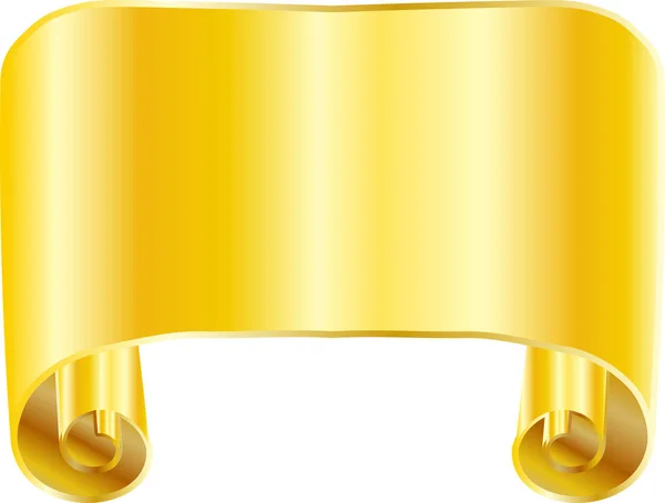 Livre d'or Titre rouleau — Image vectorielle