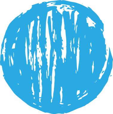 Japon fırçasıyla boyanmış Renkli Çember 