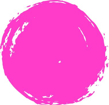 Japon fırçasıyla boyanmış Renkli Çember 