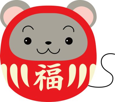 Şirin ve komik fare. 