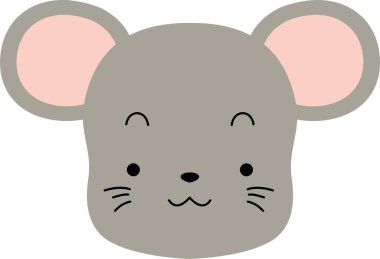 Şirin ve komik fare. 