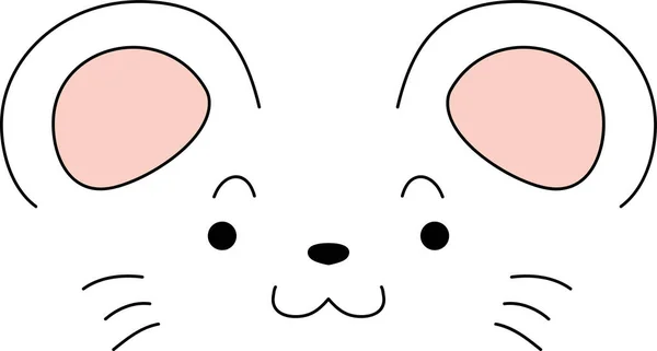 Χαριτωμένο και αστείο ποντίκι — Διανυσματικό Αρχείο