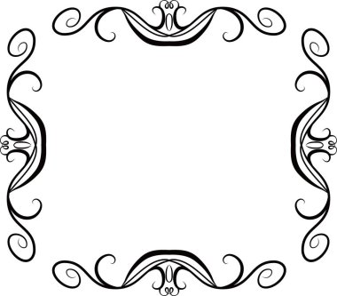 Square antique pattern frame 