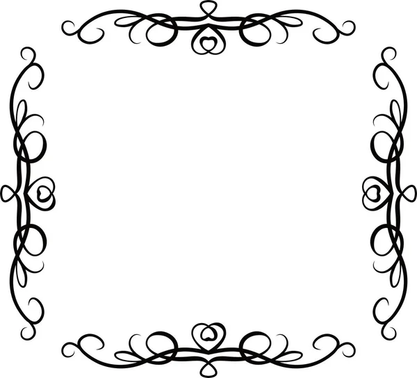Square antique pattern frame — Stok Vektör