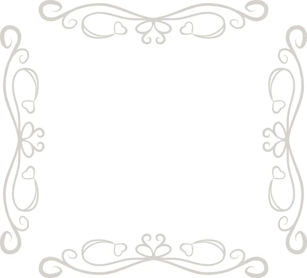 Cadre carré blanc motif antique — Image vectorielle