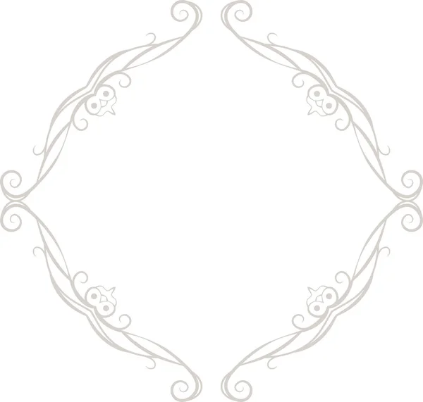 Антикварная рамка White Diamond — стоковый вектор